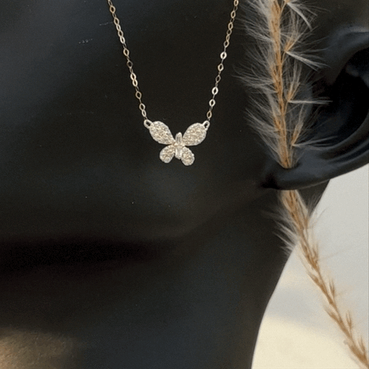 MONARCH BUTTERFLY NECKLACE