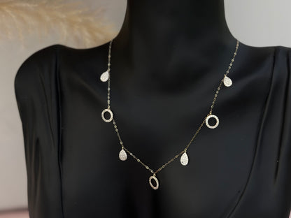DANGLE NECKLACE SET