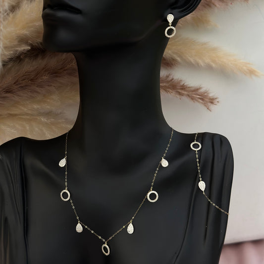 DANGLE NECKLACE SET