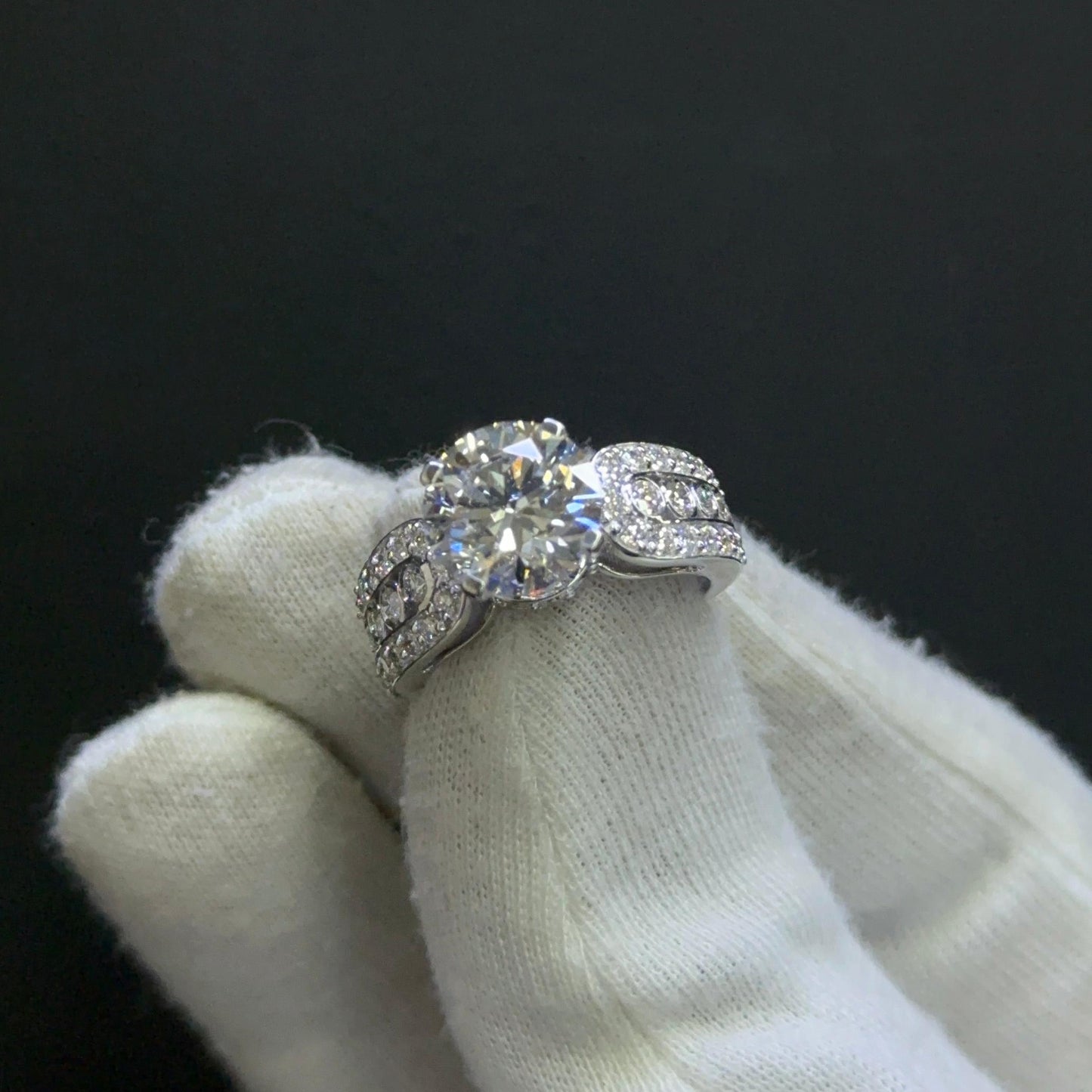 7 Carat Lab Grown Custom Diamond Statement Ring – Direct from Our UAE Factory